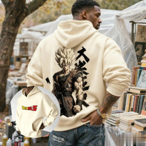Oversized Vintage Dragon Ball Z Hoodie Men Women Streetwear Loose Casual Pullover Sweatshirt New Spring Autumn Trendy Y2k Tops