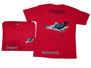 KAOS DEWASA KATA-KATA VIRAL DFT DEPAN BELAKANG KATUN PREMIUM 30S ADEM DAN NYAMAN