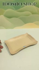 Dĩa Nhựa Melamine HCN Nhám Nâu