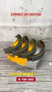 Birkens TBS-002 Kampas Rem Belakang Brake Shoe Kijang 87-99 Kijang Efi 1.8 00-02