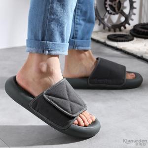 Extra Large Size Adjustable Width Mens Slippers Anti-Distorted Feet Injury Sandals for Swollen Elderly Feet Comfortable Casual Slippers