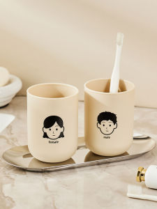 Bộ Cốc Đánh Răng Đơn Giản Sang Trọng Cao Cấp Cho Cặp Đôi Trẻ Em Gia Đình Bốn Người Cốc Đựng Nước Súc Miệng Cốc Đựng Nước Dùng Sau Khi Đánh Răng