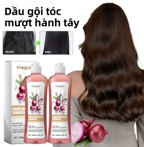 Dầu Gội Hành Tây 200ml Với Tinh Dầu Hương Thảo Giúp Làm Sạch Da Đầu Tăng Độ Phồng Làm Chắc Khỏe Tóc Dưỡng Ẩm Chăm Sóc Tóc Mềm Mượt Óng Mượt Dùng Được Cho Cả Nam Và Nữ