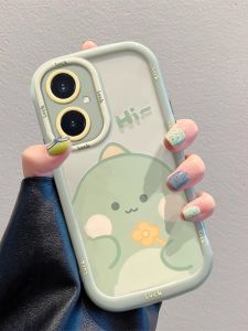 Adorable Dinosaur Silicone Phone Case Full Cover Shockproof for Huawei Honor 400Pro 100 Trendy Cartoon Design Clear Anti-Fall