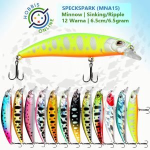 Minnow Bait Rattle Umpan Pancing Casting 65 cm 65 gram SpeckSpark (MNA15)