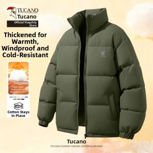 TUCANO | Thick Warm Winter Cotton Jacket Mens Stand Collar