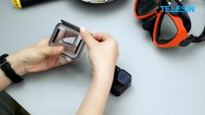 TELESIN Waterproof Housing Case 50m Diving Protection for GoPro Hero 13 / Hero 12 / Hero 11 / Hero 10 / Hero 9 Black - Underwater Dive