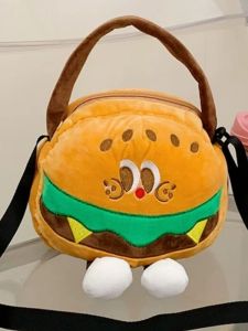 2024 New Handbag Style Toast Crossbody Bag Burger Coin Purse Small Square Bag Girls Gift Coca-Cola Mobile Phone Bag