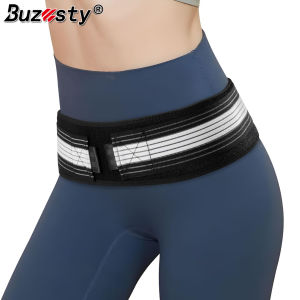 Buzesty Sacroiliac SI Joint Hip Belt Sciatica Belt for Men and Women That Alleviates Sciatic Lower Back Pain Back Brace Provides SI Joint Pelvic Support Nerve Compression & Stability Trochanter Brace