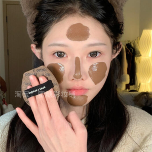 Son Lì Màu Nâu Tan Trong Nước MISS ROSE Foundation Deep Skin Light Makeup Natural Beauty Matte Finish Long-lasting Moisturizing