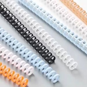 BI Ring Binder Plastik Spiral 30 Lubang DIY Spiral Binder Strip Lingkaran Buku Cincin Pengikat Kertas Buku Album Buku Tempel Buku Spiral A4  S113