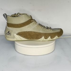 Prelesty COD Fashion Sepatu Boots Pria Tinggi Formal Kulit Kerja Empuk Lentur Handmade Anti Slip Kekinian 402