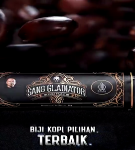 Sang Gladiator by Vicky Prasetyo Kopi Pilihan Pria - Halal & Bpom - 1 Pack isi 6 Sachet