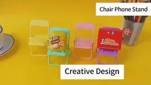 Mini Cute Practical Chair Stylish Mobile Phone Stand Handsfree Candy Door Gift Desktop Bracket Pemegang Telefon