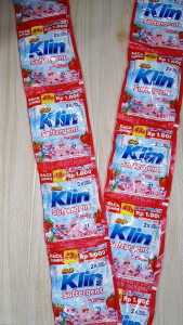 1 RENCENG SOKLIN Softergent isi 6 Sachet 41g | Detergent Bubuk | Pembersih Pakaian