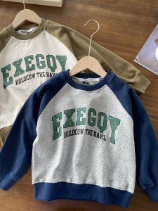 S X [Hb9119] Áo Hoodie Mỏng Màu Tương Phản Vai Ráp Lăng