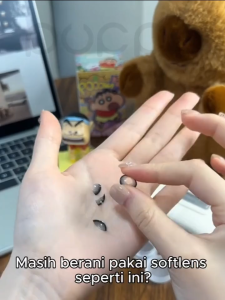 Puffo Ultrasonic Cleaning Mini Box Softlens Cleaner Alat Mesin Cuci Softlens Ultrasonic Otomatis