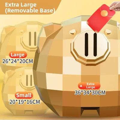 Creative Only-In No-Out Extra Large Capacity Piggy Bank