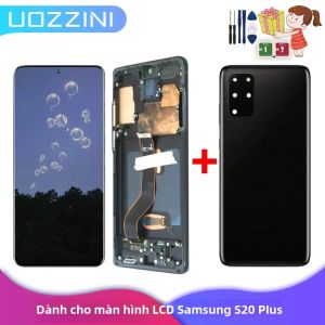 Samsung Galaxy S20 Plus G986B/DS G985 Màn Hình OLED LCD Hiển Thị Bộ Số Hóa Cảm Ứng Sửa Chữa Một Phần Có Khung Điện Dung