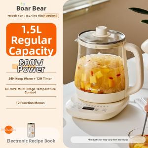 Bear | Multi-functional Glass Teapot and Water Boiler 2L
