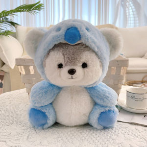 JIFANPAUL | Transformable Plush Toys - Husky Dinosaur Fox Puppy Koala