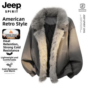 JEEP  SPIRIT(吉普) | Fashion Warm Loose Fit Quilted Winter Cotton Coat