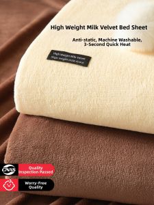 Kiss Dear | Warm Coral Fleece Bed Skirt Fall Winter