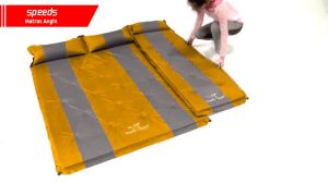 SPEEDS Matras Angin Kasur Tiup Matras Camping Outdoor Sleeping Pad Waterproof Kasur Lipat 018-37