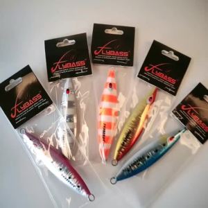PROBEROS Kim Loại Jig Thìa Cứng Dụ Cho Câu Cá Bass 30G-100G Mồi Nhân Tạo Cho Bờ Biển Chậm Jigging Đại Dương Bãi Biển Sông Câu Cá