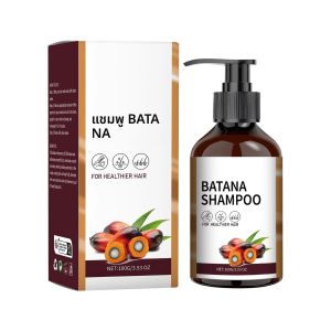แชมพูน้ำมันบาตานาผสมเคราตินสำหรับผมเสีย |   ให้ความชุ่มชื้นอย่างเข้มข้นเพื่อป้องกันผมร่วง ลดการพันกัน และเสริมสร้างความแข็งแรง