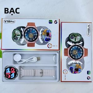 Đồng Hồ Thông Minh Mới 2025 Dành Cho Nam Và Nữ Màn Hình AMOLED 1.52 Inch GPS Theo Dõi Nhịp Tim Gọi Bluetooth Chống Nước Thể Thao Tập Luyện