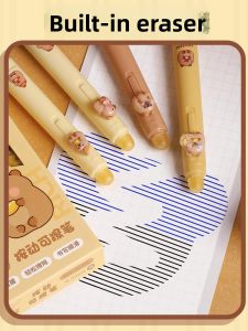 MONLEYTA | Capillara Soft Grip Erasable Pen For Primary Three Students Special Neutral Pen Black Crystal Blue Heat Sensible Erasable Pen