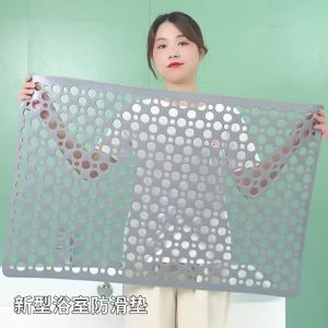 Non Slip Mat Bathroom Floor Mat Quick Dry Hollow Out Massage anti Slip Rubber Mat Kitchen Bathroom Toilet Door Shower Mat