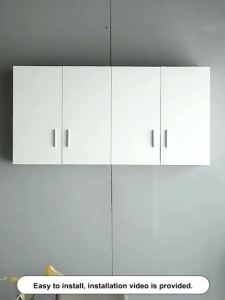 EURAKE Kitchen Wall Cabinet Wall Mounted Storage Cabinet Multifunctional Wall Cabinet Hanging Cabinet