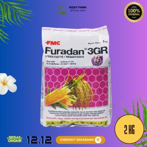 FURADAN 3GR Kemasan 2KG Merupakan Jenis Insektisida + Nematisida