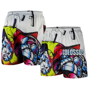 Hot Toys | New Summer Hot Sale Red X-Men Colossus Retro Shorts Basketball Pants Breathable Comfortable Quick-Drying Children Adult Shorts