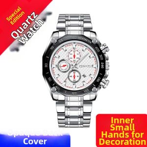 Multifunctional Mens Watch Waterproof Mechanical Butterfly Buckle Large Dial Night Light Transparent Back Pure Mechanical