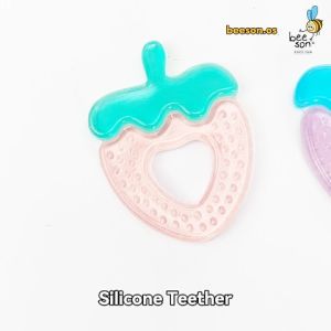 Beeson 1pcs Gigit Teether Bayi / Baby Water Filled Soft Teether Silicone With Handle Teeth Training BPA Free 80800