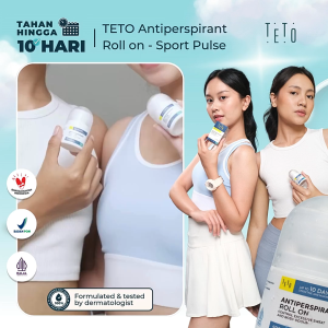 TETO Antiperspirant Roll On Sport Pulse 20 mL Deodorant