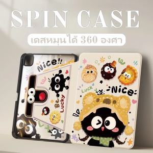 NEW✅เคสลายการ์ตูนน่ารัก เคสไอแพดเจน 11/gen10 M3- Air7Air6 Air11 pro11gen9 gen11 A16 2025 Air4/5 360°rotation พร้อมถาดใส่ปากกา