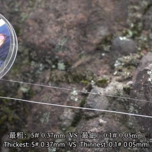 Senar Pancing Nilon+pe Jepang Putih Kuat 0.053mm~0.37mm Anti Kriting Fly Fishing Line