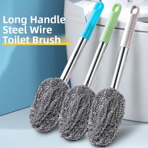 Long Handle No-dead-zone Non-scratch Toilet Brush
