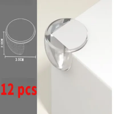 4/8/10/12pcs Transparent Anti-bump Corner PVC Padded Child Safety Corner Protector Baby Anti-bump Protector Table Corner