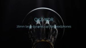 Qkz Mdr Dynamic Hi-Fi IEM Wired Earphones Monitor Flat Head Earbuds Headset