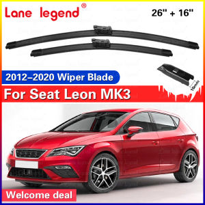 Pair/Set Front Windscreen Windshield Wiper Blades Set For Seat Leon MK3 5F 5F8 2012 2013 2014 2015 2016 2017 2018 2019 2020