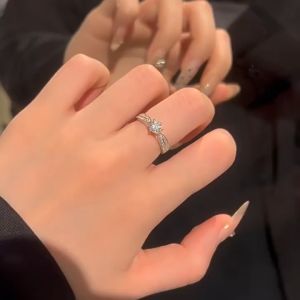 Chard Wake-Cincin Wanita Aksesoris Berlian Sertifikat GRA Adjustable Couple Tunangan Cincin Cewek Ring Fashion COD Set Asli