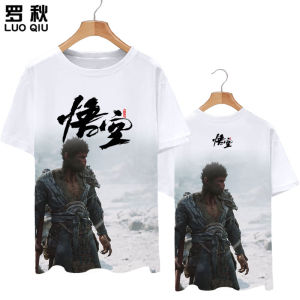 Breathable Half-sleeve Ice Silk T-shirt for Men and Women Quick-drying Non-iron Treatment Youth Popular Style Geometric Pattern