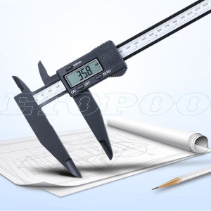 150/200/300MMElectronic Digital Caliper Plastic Vernier Caliper  Long Jaw Micrometer Inner Outer Diameter Gauge Measuring Tools