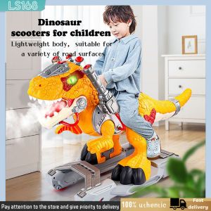 Childrens Extra Large Dinosaur Toy Scooter Boy 3 Years Old Super Large Simulation Internet Celebrity Tyrannosaurus Scooter Girl
