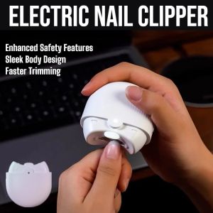 【German Precision】Electric Nail Clipper Smart Electric Fingernail Trimmer Type C Charging Lightweight Portable Safe